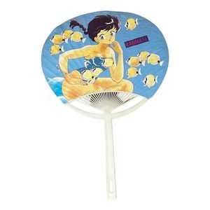 Vintage Ranma Saotome 13.5" Plastic Paddle 2-Sided‎ Fan Manga Anime Japan 1993